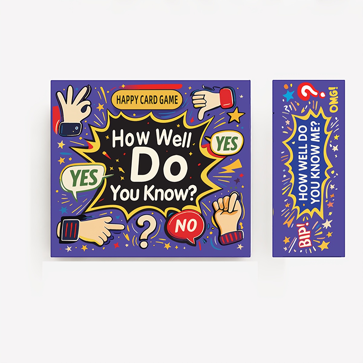 Party Games Night - เกมการ์ดคำถามลึกซึ้ง 50 ข้อ คุณรู้จักฉันได้ดีแค่ไหน สนุกสนานสำหรับครอบครัว ใช้เป็นเครื่องมือเริ่มบทสนทนา
