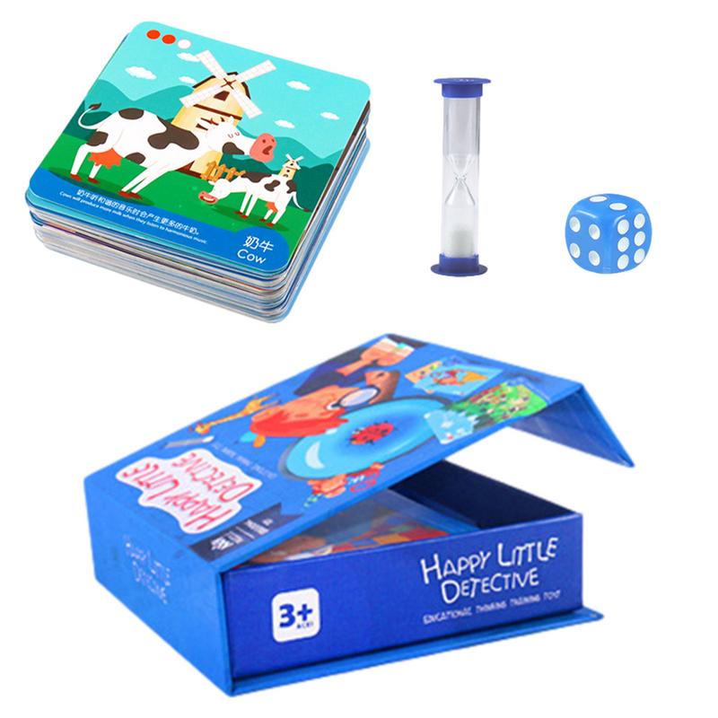 Party Games Kid Friendly - หน่วยความจำเกมนักสืบ Happy Little Detective เกมหน่วยความจำการ์ดสมองเกมที่เป็นมิตรเกมสำหรับเด็ก3และ Up