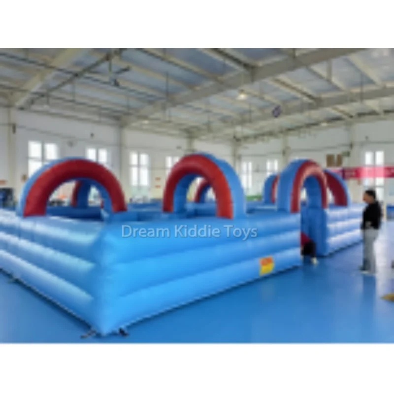 Party Games No Equipment - อุโมงค์สิ่งกีดขวางเป่าลมขนาดใหญ่ทำจากพีวีซี อุปกรณ์สนามเด็กเล่นกลางแจ้งสำหรับเด็กและผู้ใหญ่ พร้อมบริการให้เช่า