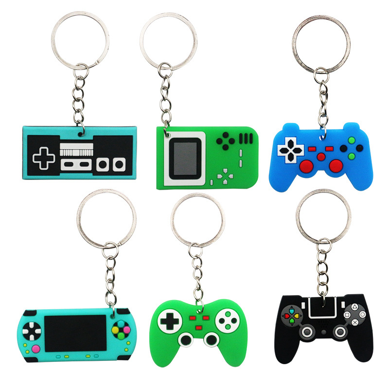 Party Games Console - 6/12PCS PVC พวงกุญแจ Gamepad เกมคอนโซล Theme