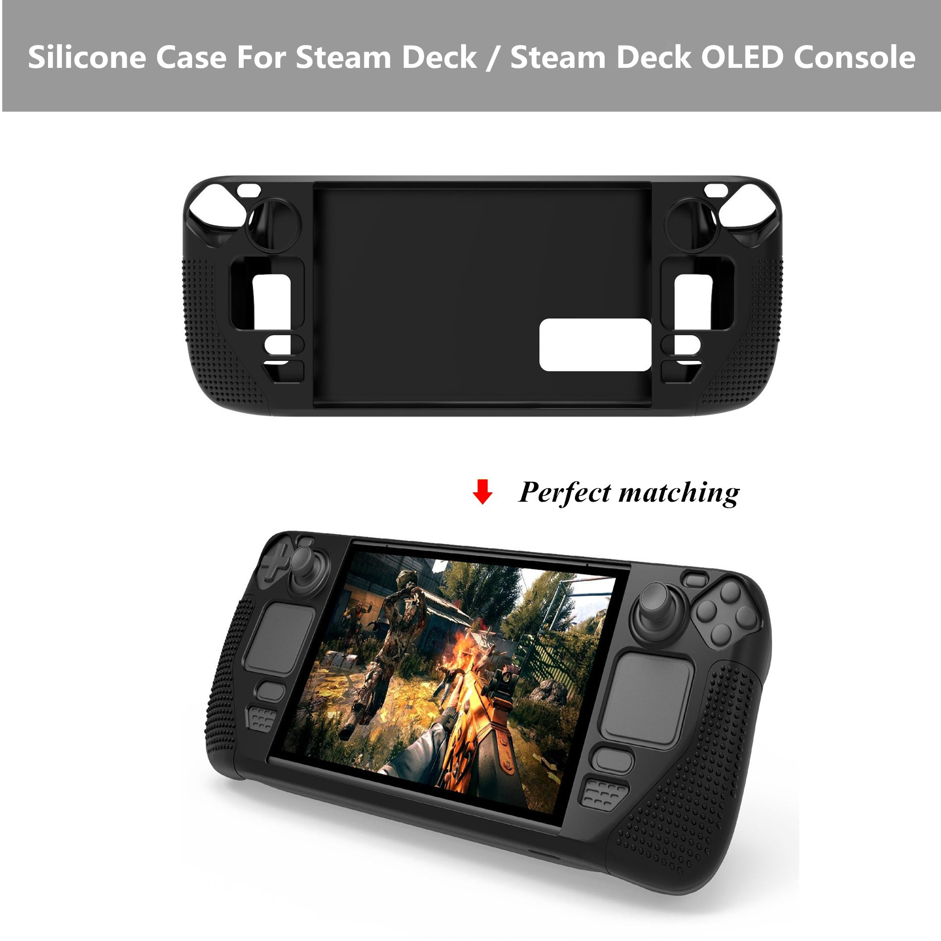 Party Games Console - Staem Deck อุปกรณ์เสริม OLED เคสซิลิโคนสําหรับ Steam