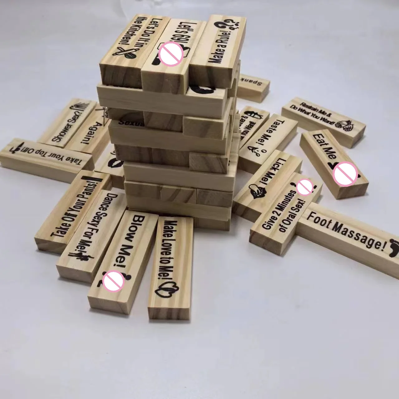 Party Games Ideas For Adults - เกม Block Tower กิจกรรมคู่รัก วันเดท กลางคืน