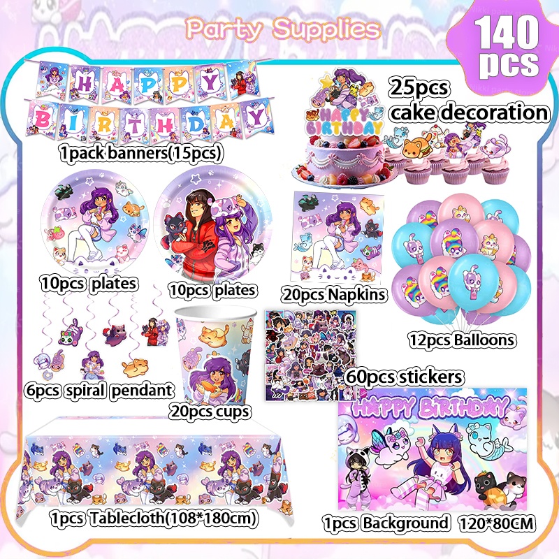 อัฟมاؤของตกแต่งวันเกิดสีชมพูวิ - Party Games Good บทวิจารณ์และราคา