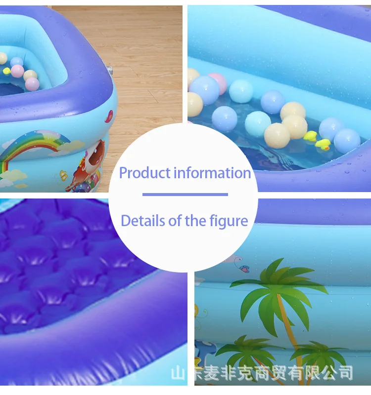 1M Baby Inflatable สระว่ายน้ํา - Party Games Kid Friendly บทวิจารณ์และราคา