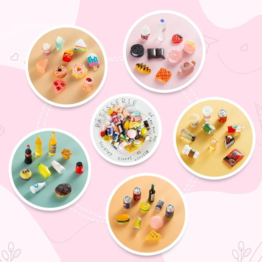 50 ชิ้น Miniature อาหารเครื่อง - Party Games You Can Play บทวิจารณ์และราคา